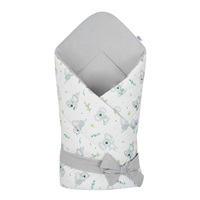 Dwustronny becik  New Baby 75x75 cm koala