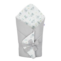 Dwustronny becik  New Baby 75x75 cm koala