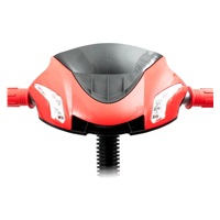 DRUGA JAKOŚĆ Dziecięcy rowerek trójkołowy z LED światłami Baby Mix Lux Trike niebieski