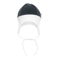 Niemowlęca czapka New Baby The Best grafitowa