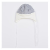 Niemowlęca czapka New Baby The Best szara
