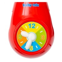 DRUGA JAKOŚĆ Karuzelka plastikowa z projektorem Baby Mix czerwona