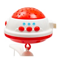 DRUGA JAKOŚĆ Karuzelka plastikowa z projektorem Baby Mix czerwona