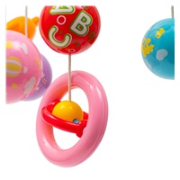 DRUGA JAKOŚĆ Karuzelka plastikowa z projektorem Baby Mix czerwona