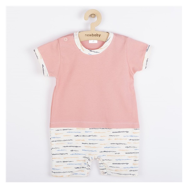 Niemowlęcy letni bawełniany pajac New Baby Summertime dziewczynka