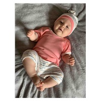 Niemowlęcy letni bawełniany pajac New Baby Summertime dziewczynka
