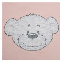 Niemowlęce bawełniane śpiochy New Baby BrumBrum old pink