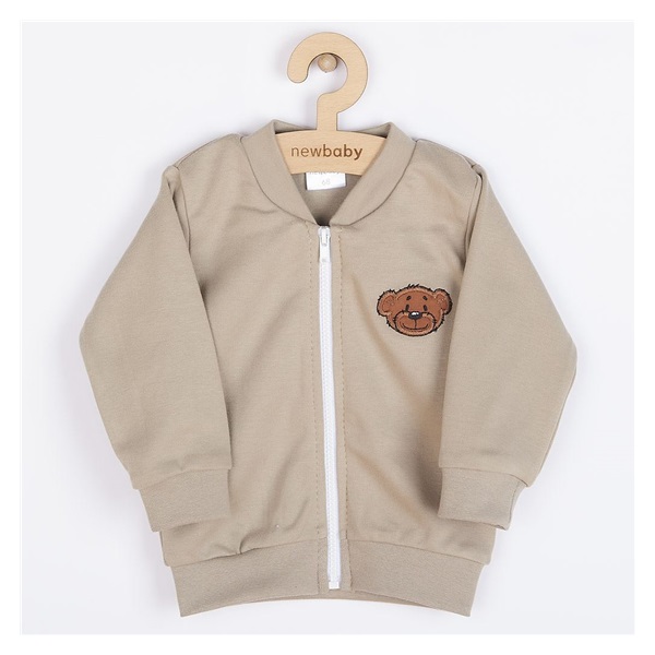 Niemowlęca bluza bawełniana New Baby BrumBrum latte