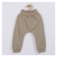 Niemowlęce bawełniane spodnie New Baby BrumBrum latte