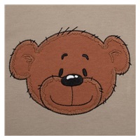 Niemowlęcy letni bawełniany pajac New Baby BrumBrum latte