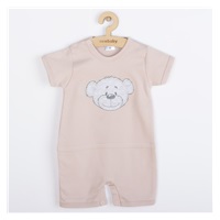 Niemowlęcy letni bawełniany pajac New Baby BrumBrum old pink