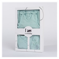 4-częściowa wyprawka niemowlęca do szpitala New Baby I AM niebieski