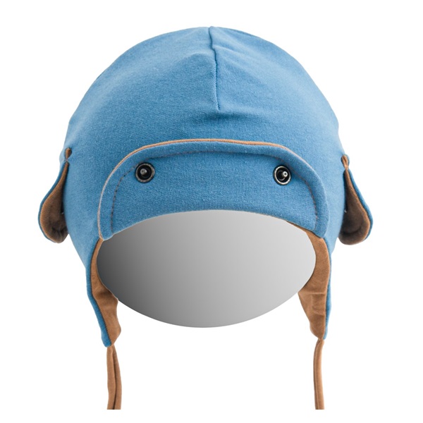 Wiosenna czapeczka niemowlęca New Baby Special One niebieska