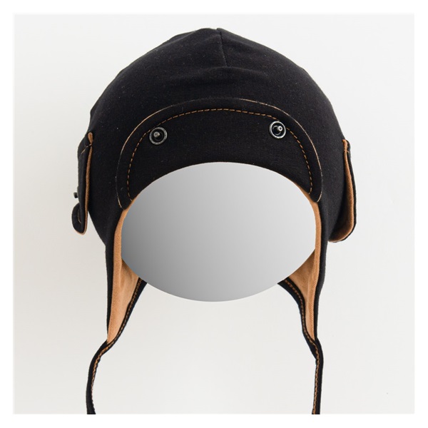 Wiosenna czapeczka niemowlęca New Baby Special One czarna