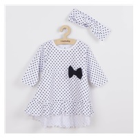 Niemowlęca bawełniana sukienka z opaską New Baby Teresa