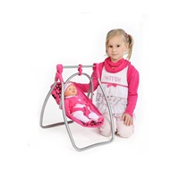 Krzesełko do karmienia i huśtawka 2w1 dla lalek Baby Mix Isabella