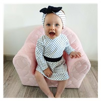 Niemowlęca bawełniana sukienka z opaską New Baby Teresa II