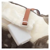 DRUGA JAKOŚĆ Konik na biegunach z melodią PlayTo szary z białymi grochami