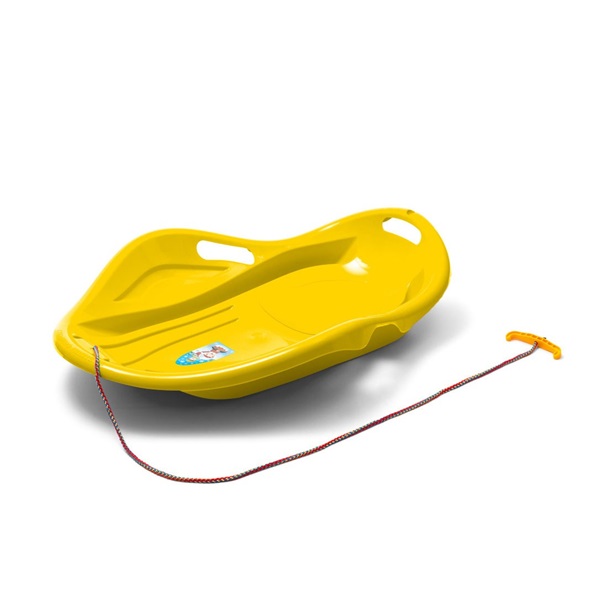 Ślizg zjazdowy Muszla Baby Mix PREMIUM KOMFORT 80 cm żółty