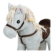 DRUGA JAKOŚĆ Konik na biegunach z melodią i kółkami PlayTo