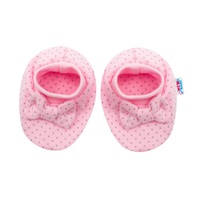 Bawełniany komplecik-buciki i rękawiczki New Baby Lovely w kropki