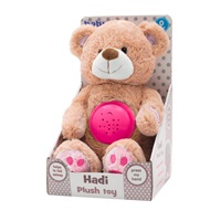 DRUGA JAKOŚĆ Zabawka przytulanka z projektorem Baby Mix Miś różowa