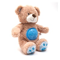 DRUGA JAKOŚĆ Zabawka przytulanka z projektorem Baby Mix Miś niebieska