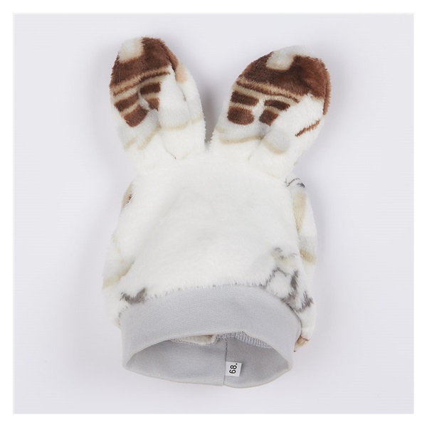 Niemowlęca Wellsoft czapeczka z uszkami New Baby Eskimo
