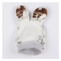 Niemowlęca Wellsoft czapeczka z uszkami New Baby Eskimo