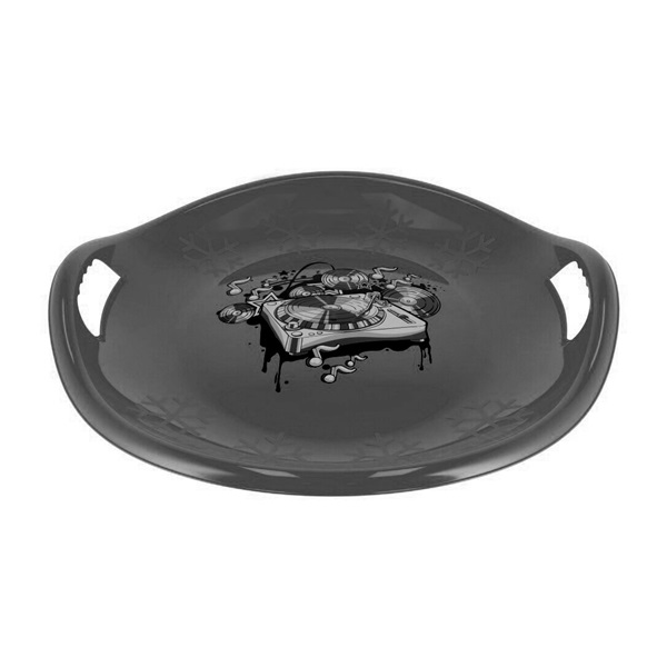 Talerz zjazdowy Baby Mix 60 cm Snowflake MUSIC szary