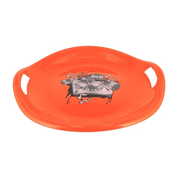 Talerz zjazdowy Baby Mix 60 cm Snowflake MUSIC pomarańczowy