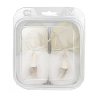 Paputki zimowe niemowlęce New Baby beżowe 6-12 m