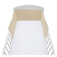Ochraniacz do łóżeczka New Baby Colours piaskowy