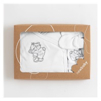 5-częściowa wyprawka niemowlęca do szpitala New Baby Classic biały