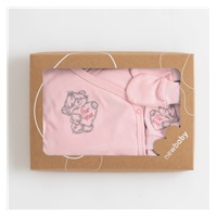 5-częściowa wyprawka niemowlęca do szpitala New Baby Classic różowy