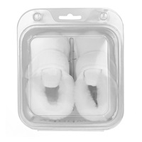 Paputki zimowe zamszowe niemowlęce do chrztu New Baby 3-6 m chłopiec