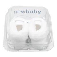 Paputki zimowe niemowlęce do chrztu New Baby 12-18 m dziewczynka