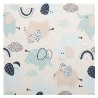 Bawełniane śpiochy dla niemowląt New Baby Szczęśliwe Słonie zielony