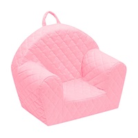 Dziecięcy fotelik z Welwet New Baby Chmurki różowy