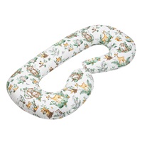 Poduszka do karmienia New Baby XL w kształcie C Zwierzątka biała