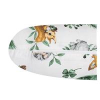 Poduszka do karmienia New Baby XL w kształcie C Zwierzątka biała