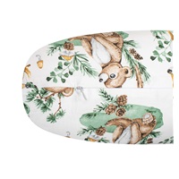 Poduszka do karmienia New Baby w kształcie C Zwierzątka biała