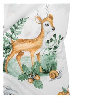 Klasyczny rożek wiązany New Baby Zwierzątka biały