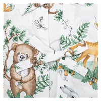 Klasyczny rożek wiązany New Baby Zwierzątka biały