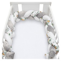 Ochraniacz do łóżeczka warkocz New Baby Minka i Zwierzątka