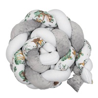 Ochraniacz do łóżeczka warkocz New Baby Minka i Zwierzątka