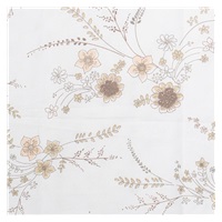 Poduszka do karmienia New Baby XL w kształcie C Kwiaty biała