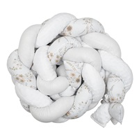 Ochraniacz do łóżeczka warkocz New Baby Minka i Kwiaty