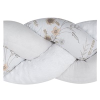 Ochraniacz do łóżeczka warkocz New Baby Minka i Kwiaty