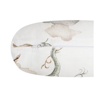 Poduszka do karmienia New Baby XL w kształcie C Słoniki biało-szara